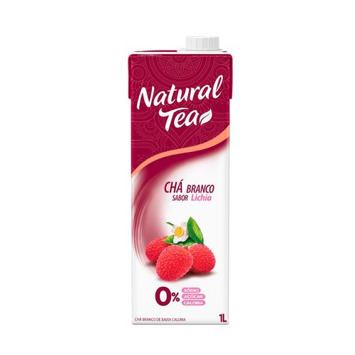 Cha Natural Tea Branco Com Lichia 1L