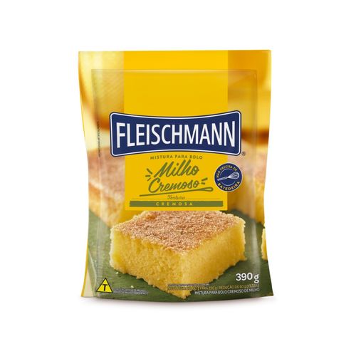 Mistura Para Bolo Fleischmann Milho 390G