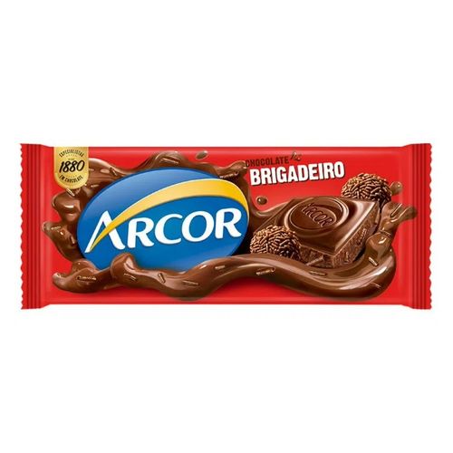 Chocolate Em Barra Arcor Brigadeiro 80G