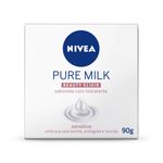 Sabonete-nivea-pure-milk-sensitive-90G