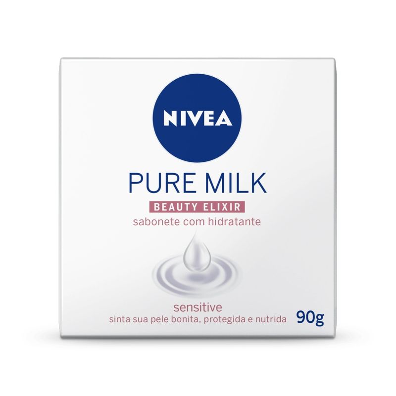 Sabonete-nivea-pure-milk-sensitive-90G