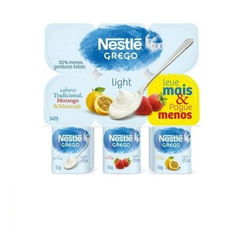 Polpa Nestle Grego Light Tri 540G