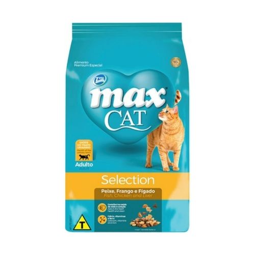 RACAO MAX CAT SELECTION ADULTO 3KG