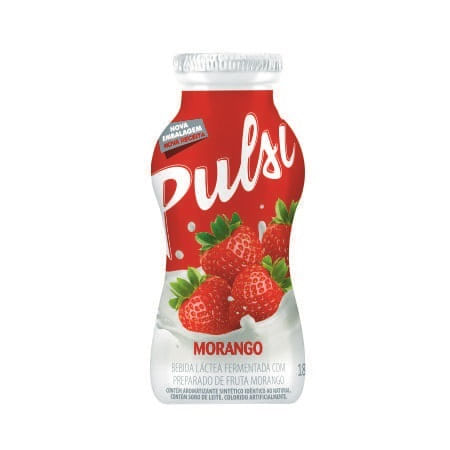 Bebida Lactea Pulsi Morango 180G