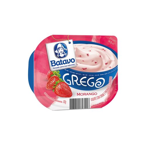 IOGURTE BATAVO GREGO MORANGO 100G 100G