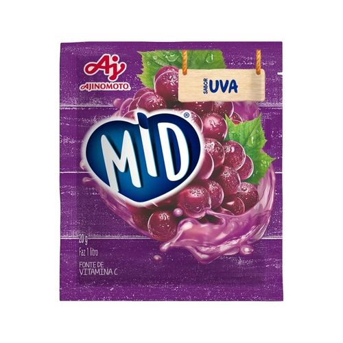 Refresco Em Po Mid Uva 20G