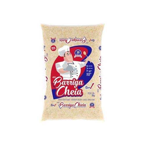 Arroz Barriga Cheia T1 Branco 5KG