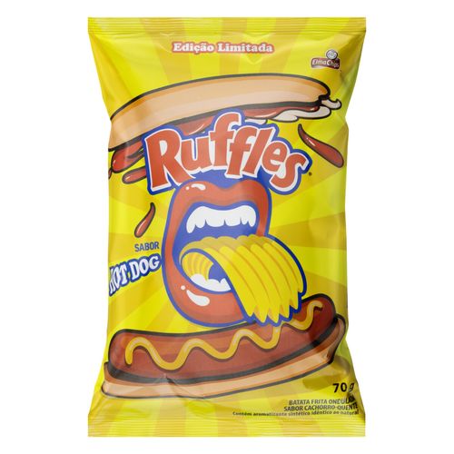 BATATA RUFFLES ONDULADA HOT DOG 70G