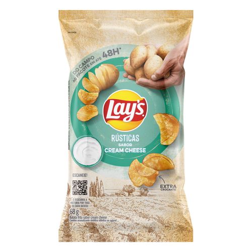 BATATA LAY'S SAL CREM CHEESE 68G
