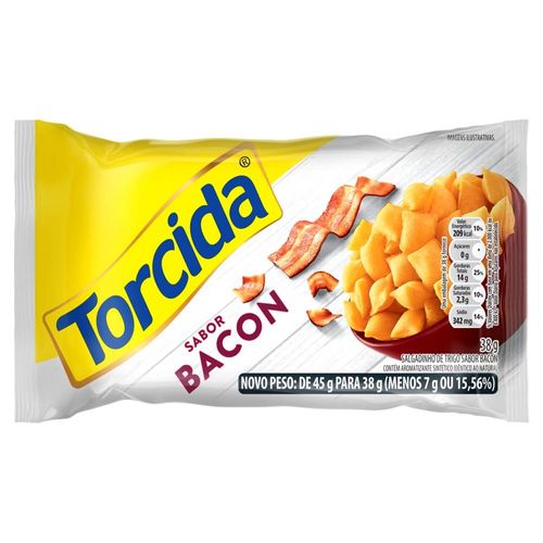 Salgadinho torcida bacon 38G