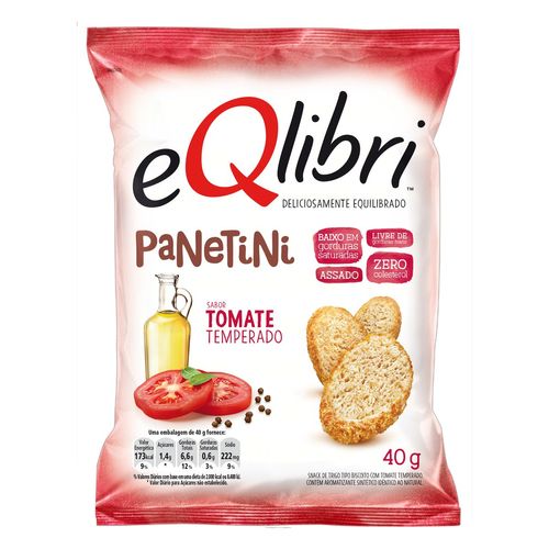 SNACK DE TRIGO EQLIBRI PANETINI TOMATE 40G