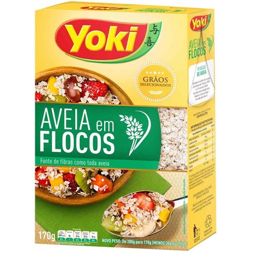 Aveia Yoki Flocos Regulares 170G