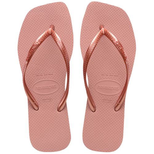 Sandalia Havaianas Slim square rosa crocus 41/42 PAR