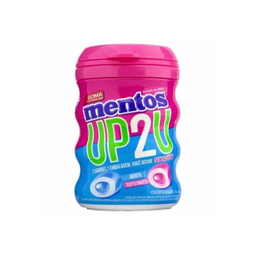 Bala Mentos Up2U Garrafa 56G