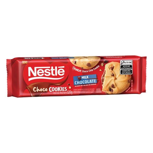 Biscoito Cookies Recheado Nestle Chocolate 120G