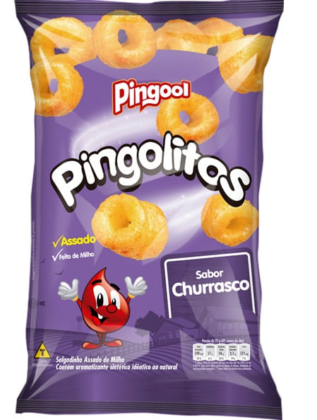 Salgadinho Pingool Pingolitos Churrasco 40G