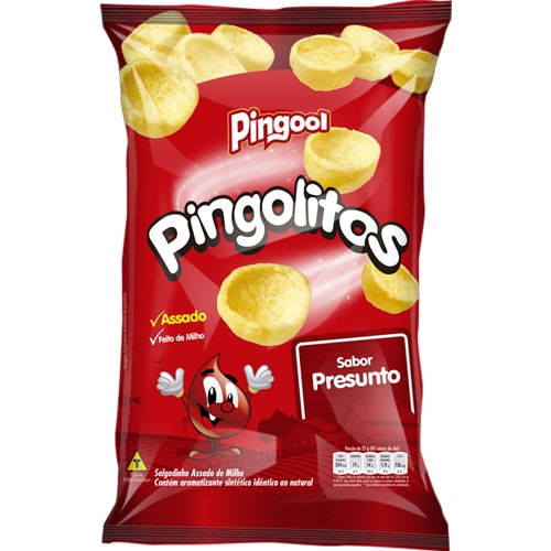 Salgadinho Pingool Pingolitos Churrasco 40G