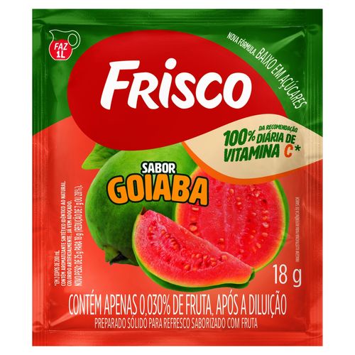 Refresco Em Po Frisco Goiaba 18G