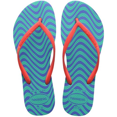 Sandalia Havaianas Slim Harmony Verde Virtual 39/40 PAR