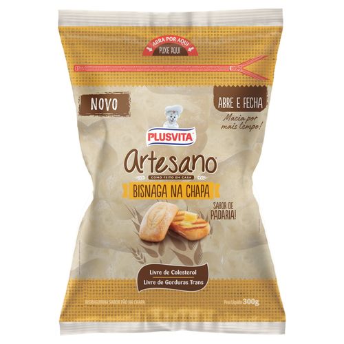 Pao Bisnaguinha Plus Vita Artesano na Chapa 300G