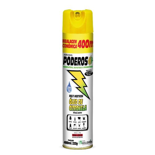 INSETICIDA PODEROSO CITRONELA 400ML