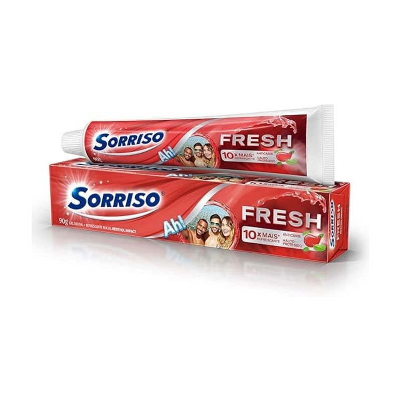 Creme-Dental-Sorriso-Fresh-Menthol-Impact-90G