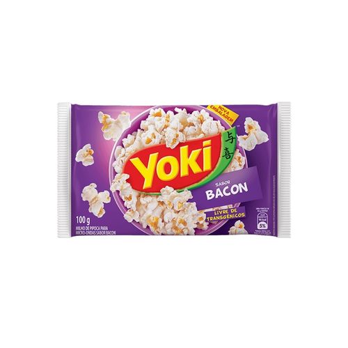 Pipoca Microondas Yoki Bacon 100G