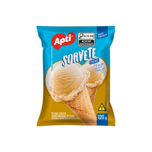 Po Para Sorvete Apti Creme sache 120G