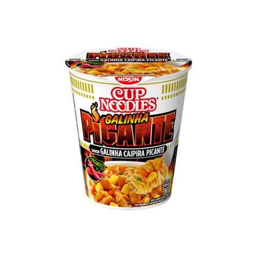 Cup Noodles Nissin Galinha Caip.Picante 69G