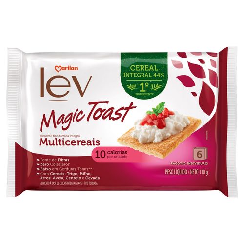 Torrada Marilan Magic Toast Multi.Cereais 110G