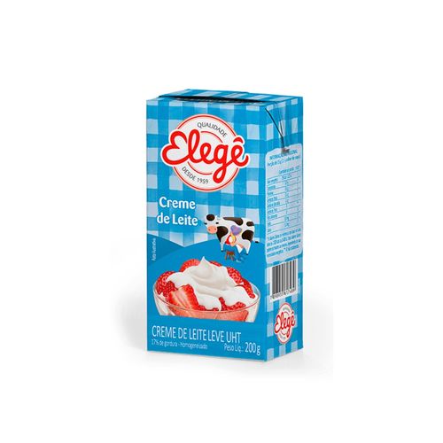 CREME LEITE ELEGE LEVE UHT TP 200G