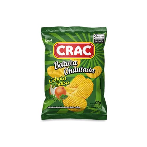 BATATA CRAC CHIPS OND.CEBOLA E SALSA 32G
