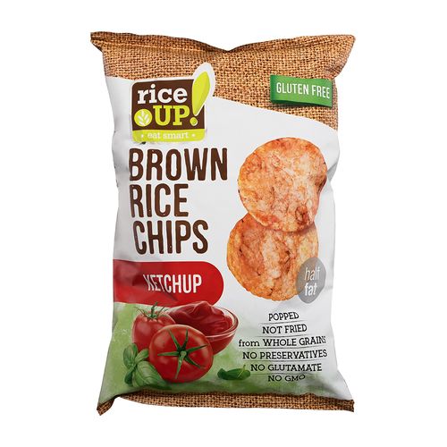 SALGADINHO RICE UP ARROZ CHIPS KETCHUP 60G