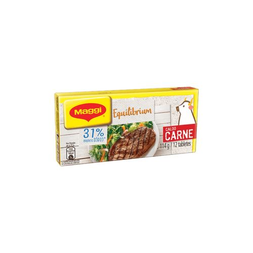 Caldo Maggi Menos Sodio Carne 114G
