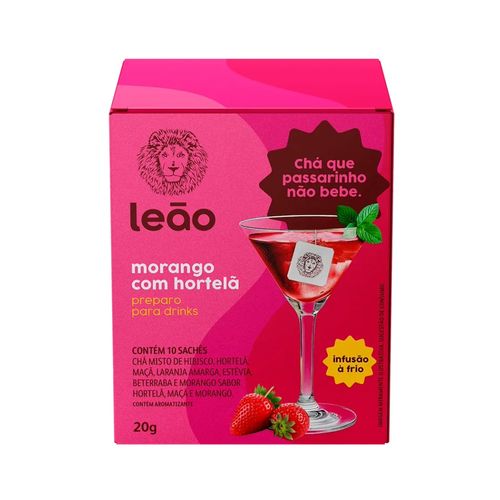 Cha Leao Drinks Morango/Hortela 10SQ