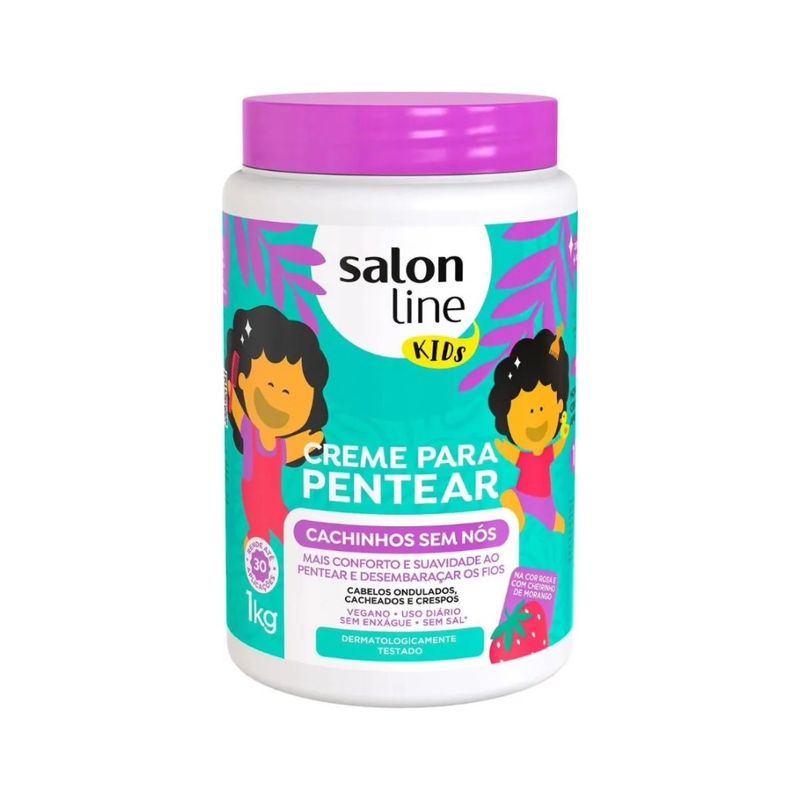 Creme-Pentear-Salon-Line-Kids-Cachinhos-Sem-Nos-Morango-1KG