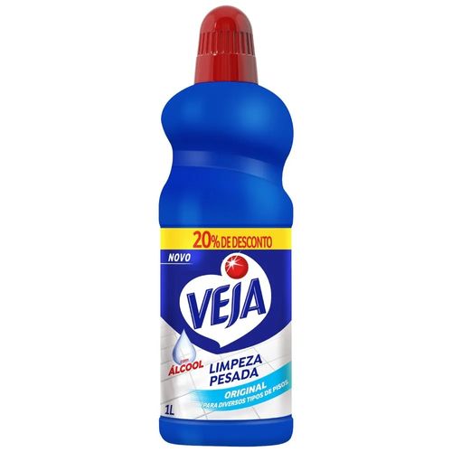 Limpador Veja Limpeza Pesada 20%Desc. 1L