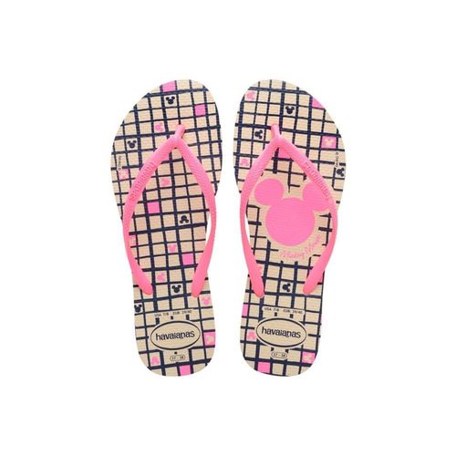 Sandalia Havaianas Slim Disney Bege Palha 39/40 PAR