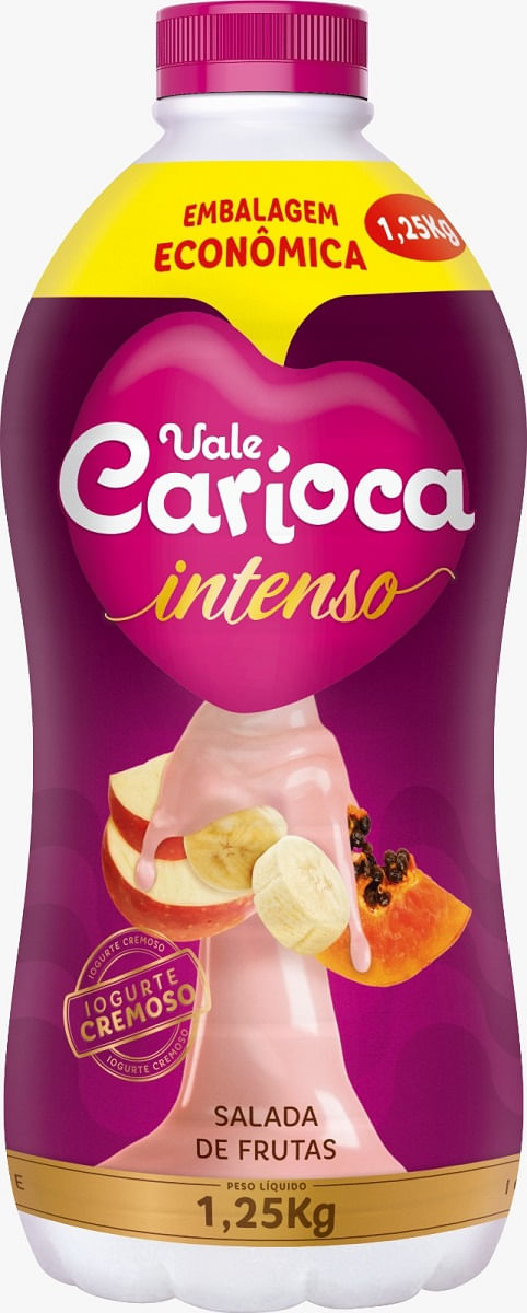 Iogurte Liquido Vale Carioca Salada de Frutas Intenso 1,25L