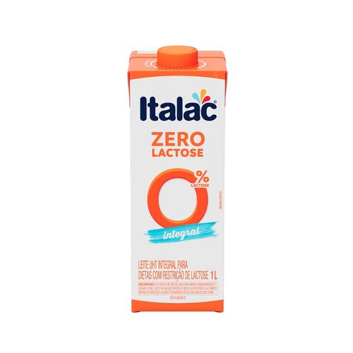 Leite Longa Vida Italac Integral Zero Lactose 1L