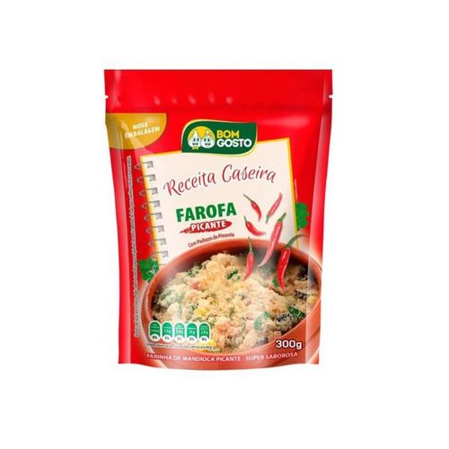 Farofa Pronta Bom Gosto Picante 300G