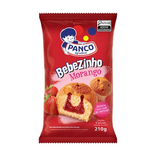 Bolo Panco Bebezinho Morango 210G