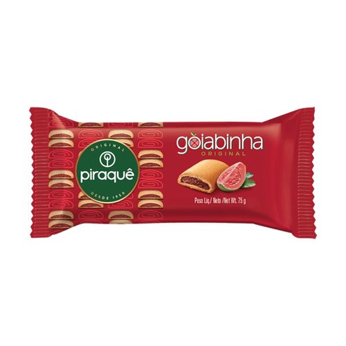 Biscoito Piraque Roladinho Goiabinha 75G