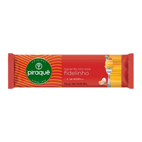 Macarrao Piraque com Ovos Fidelinho 500G