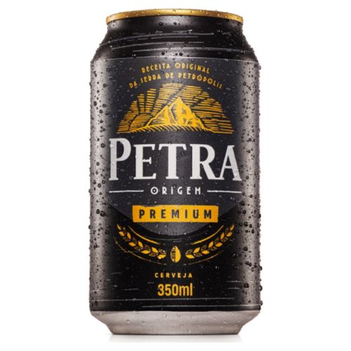 Cerveja Petra Preta Lata 350ML