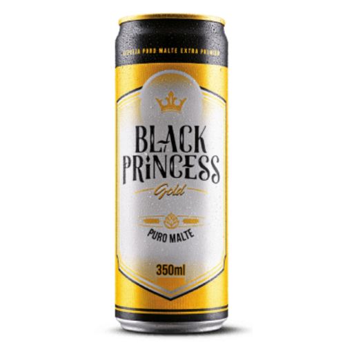Cerveja Black Princess Gold Lata 350ML