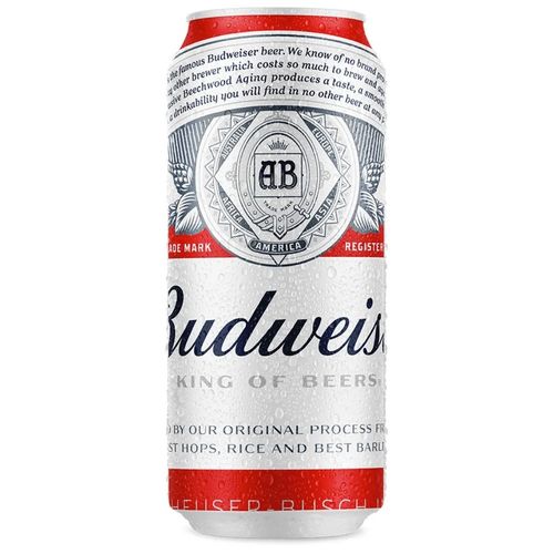 Cerveja Budweiser Lata 473ML