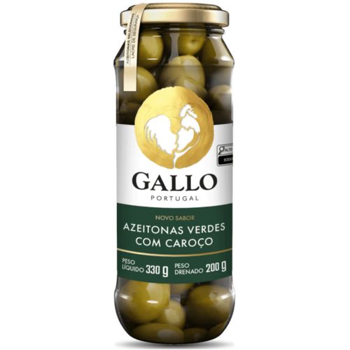 Azeitona Gallo Verde com Caroço 183G