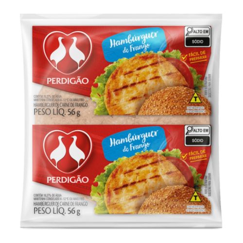 Hamburguer Perdigao Frango 56G