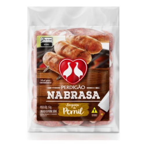 Linguiça de Pernil Perdigao Na Brasa Pacote 1KG